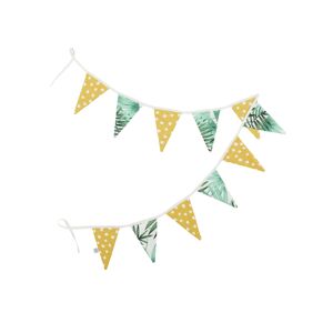 Ickle Bubba Rustic Safari Bunting-Yellow/Green
