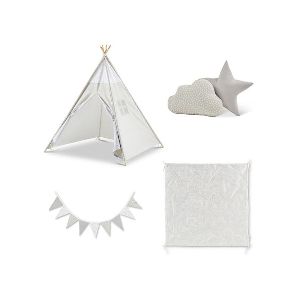 Ickle Bubba Teepee Playtime 4 Piece Play Bundle-Grey