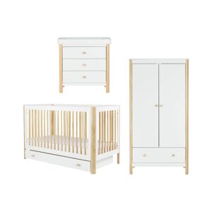 Ickle Bubba Tenby 3 Piece Roomset with Underdrawer-Scandi White