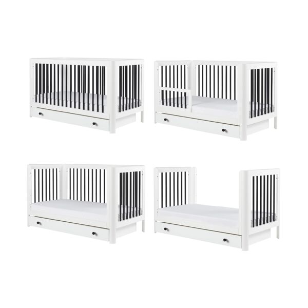 Ickle Bubba Tenby Cot Bed and Under Drawer-Mono