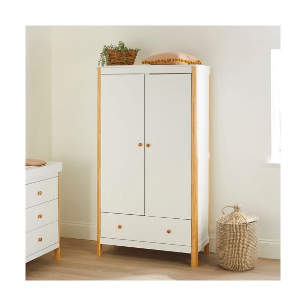 Ickle Bubba Tenby Wardrobe-Scandi White