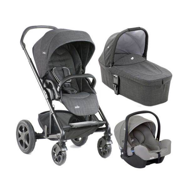 Joie Chrome DLX 3in1 (I-Snug) Travel System Bundle With Footmuff