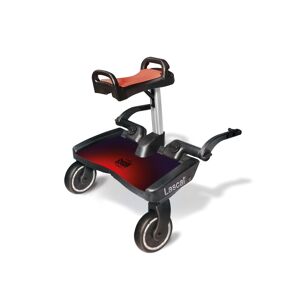 Lascal Maxi Plus/Red Cube BuggyBoard Plus Red Saddle-Black Fitti