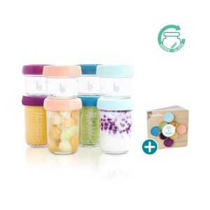 Babymoov Glass Babybols Multiset (8 - 4x120ml + 4x230ml)-Multi