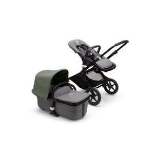 Bugaboo Fox 3 Complete Pushchair- Black/Grey Melange/Forest Gree