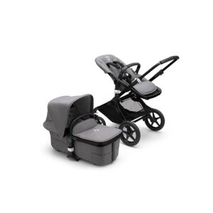 Bugaboo Fox 3 Complete Pushchair- Black/Grey Melange/Grey Melang