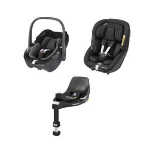Maxi Cosi 360 Car Seat Bundle-Essential Black