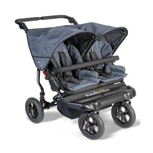 Out 'n' About GT Double Stroller-Steel Grey