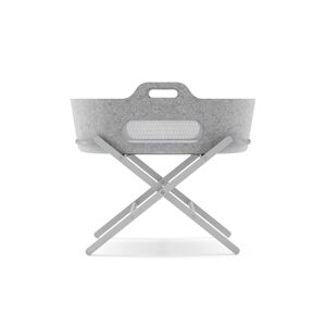 SnuzBaskit Moses Basket & Stand Bundle - Light Grey/Dove Grey