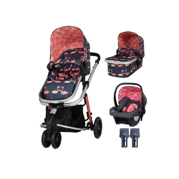 Cosatto Giggle 3in1 Travel System Bundle-Pretty Flamingo