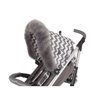 My Babiie Pram Hood Fur Trim-Grey (MBZZFURGR)