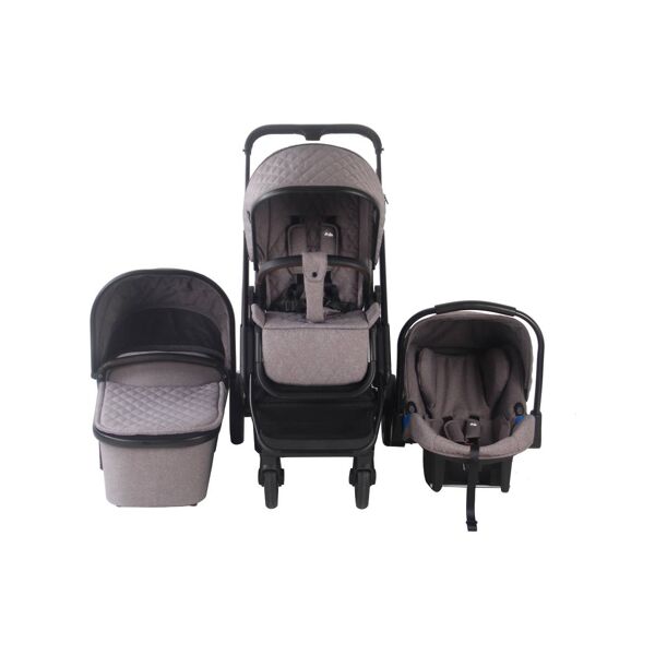 My Babiie Samantha Faiers Quilted Belgravia Travel System-Grey M