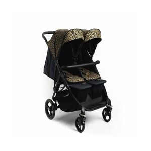 Roma Gemini Double Stroller-Khaki Leopard
