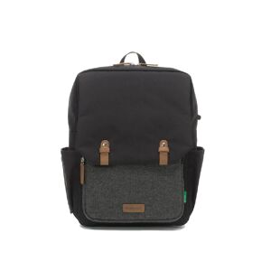 Babymel George Changing Backpack - Black/Tweed