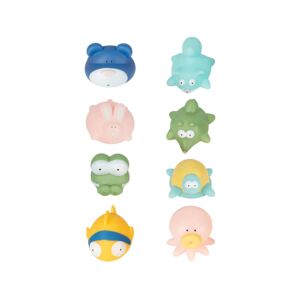 Badabulle Squirty Bath Toys (Set of 8)-Multi