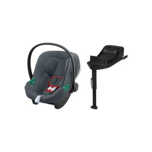 Cybex Aton B2 i-Size Car Seat and Base One Bundle-Steel Grey