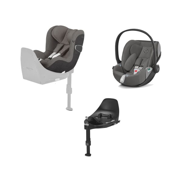 Cybex Z2 i-Size Car Seat Bundle-Soho Grey