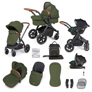 Ickle Bubba Stomp Luxe Black Frame Travel System With Stratus i-