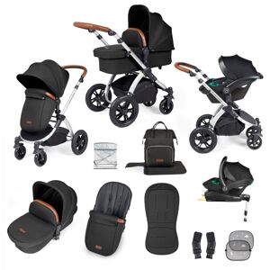 Ickle Bubba Stomp Luxe Silver Frame Travel System With Stratus i