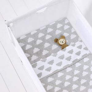 Snuz Crib 2 Pack Fitted Sheets-Cloud Nine