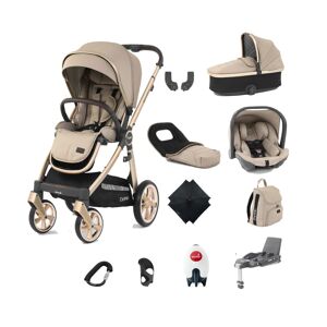 BabyStyle Oyster 3 Champagne Chassis 11 Piece Ultimate Travel Sy