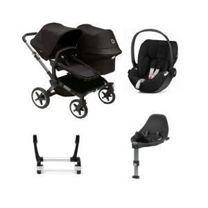 Bugaboo Donkey 5 Duo (Cloud Z) Travel System Bundle-Graphite/Mid