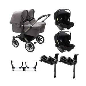 Bugaboo Donkey 5 Twin (Turtle Air) Travel System Bundle-Graphite