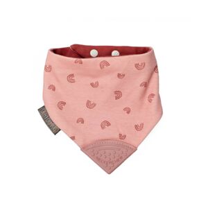 Cheeky Chomers Rainbow Rose Neckerchew - Pink