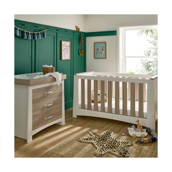 CuddleCo Ada 2 Piece Furniture Set-White/Ash