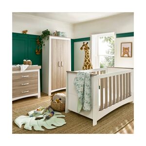 CuddleCo Ada 3 Piece Furniture Set-White/Ash