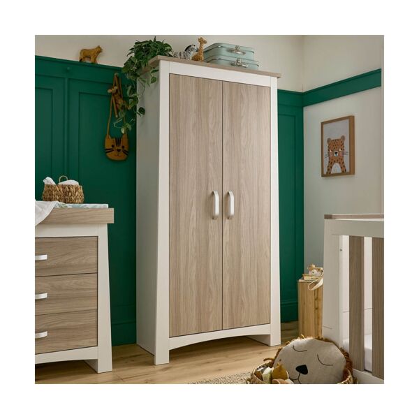 CuddleCo Ada Wardrobe-White/Ash