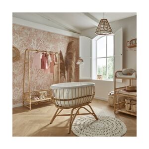CuddleCo Aria Rattan Complete 7 Piece Nursery Furniture Set-Natu