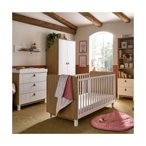CuddleCo Rafi 4 Piece Furniture Set-Oak/White