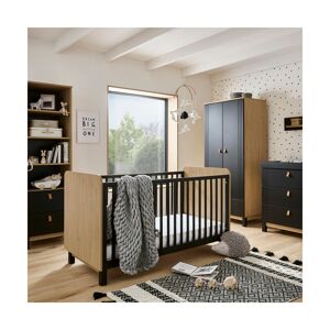 CuddleCo Rafi 5 Piece Furniture Set-Oak/Black