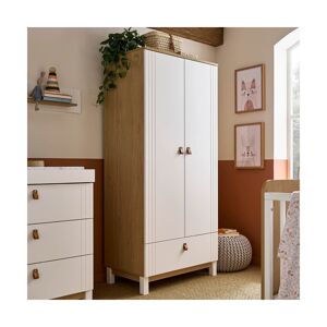 CuddleCo Rafi Wardrobe-Oak/White
