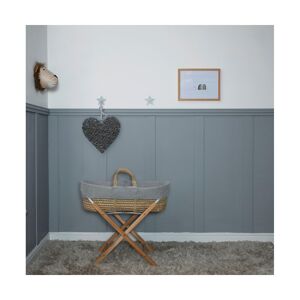 Cuddles Collection Honeycomb Mosses Basket Bundle-Grey