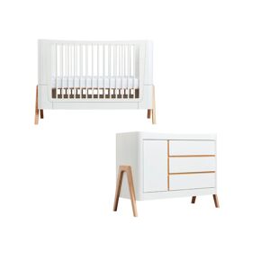 Gaia Hera 2 Piece Roomset-Scandi White/Natural