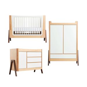 Gaia Hera 3 Piece Roomset-Natural/Walnut
