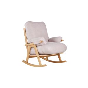 Gaia Hera Rocking Chair-Blush/Natural Oak