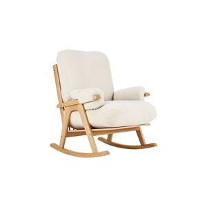 Gaia Hera Rocking Chair-Oatmeal/Natural Oak