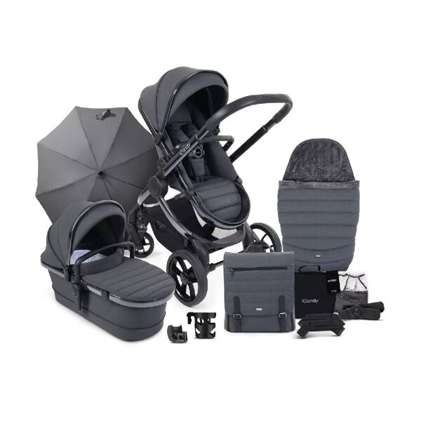 iCandy Peach 7 Complete Summer Pushchair Bundle - Phantom/Dark G
