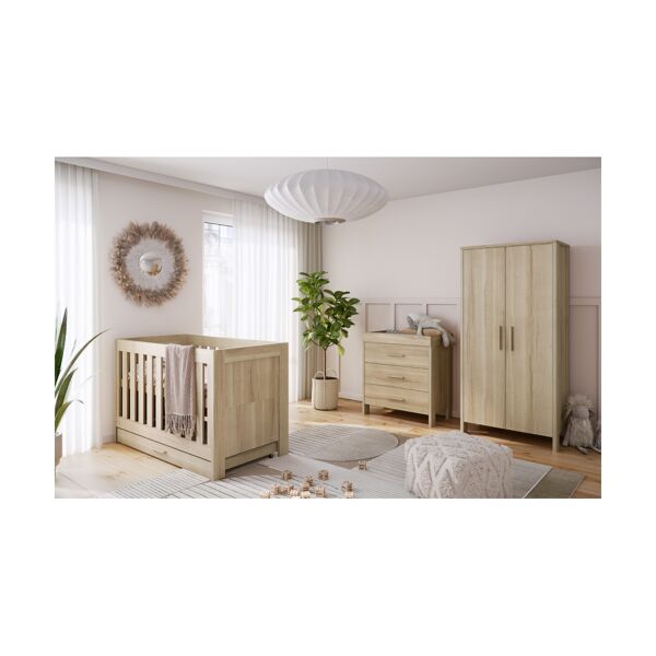 Venicci Forenzo 3 Piece Roomset-Honey Oak