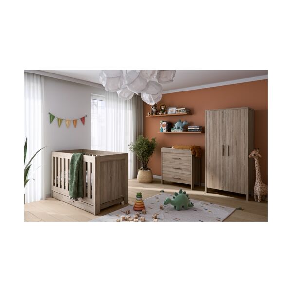 Venicci Forenzo 3 Piece Roomset-Truffle Oak