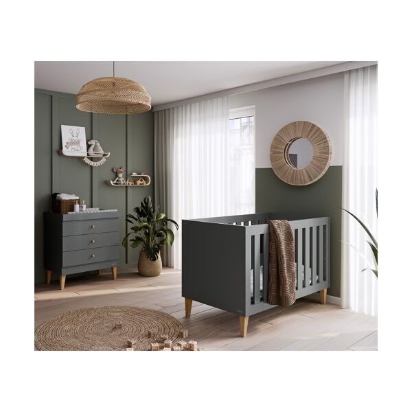 Venicci Saluzzo 2 Piece Roomset-Graphite