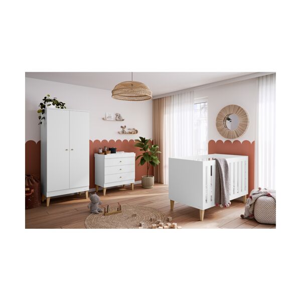 Venicci Saluzzo 3 Piece Roomset-Premium White