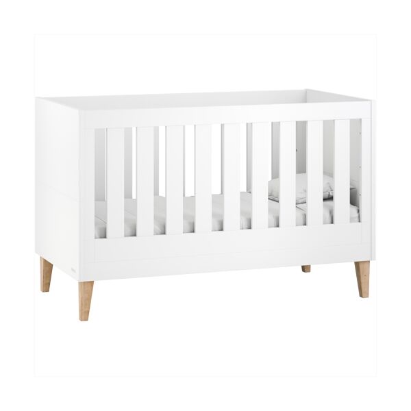 Venicci Saluzzo Cot Bed-Premium White