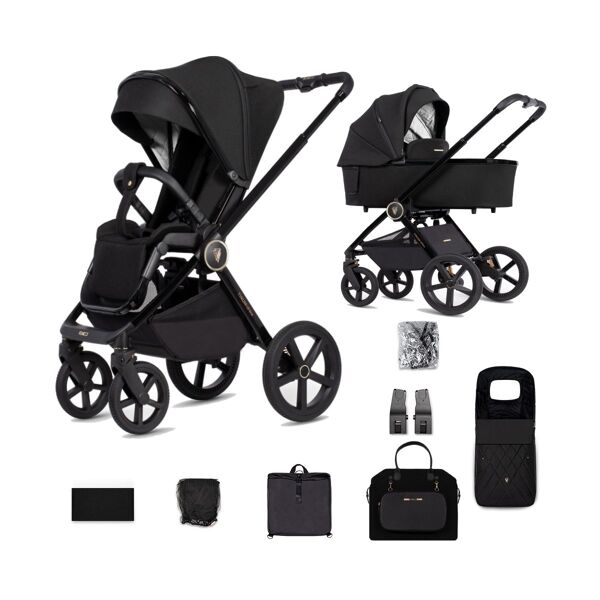 Venicci Tinum Upline 2-in-1 Pram System-All Black