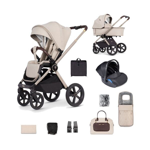 Venicci Tinum Upline 3-in-1 Travel System-Stone Beige