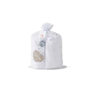 Clair De Lune Dimple Gift Bag-White