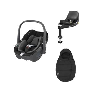 Maxi Cosi Pebble 360 Group 0+ Car Seat Bundle-Essential Black
